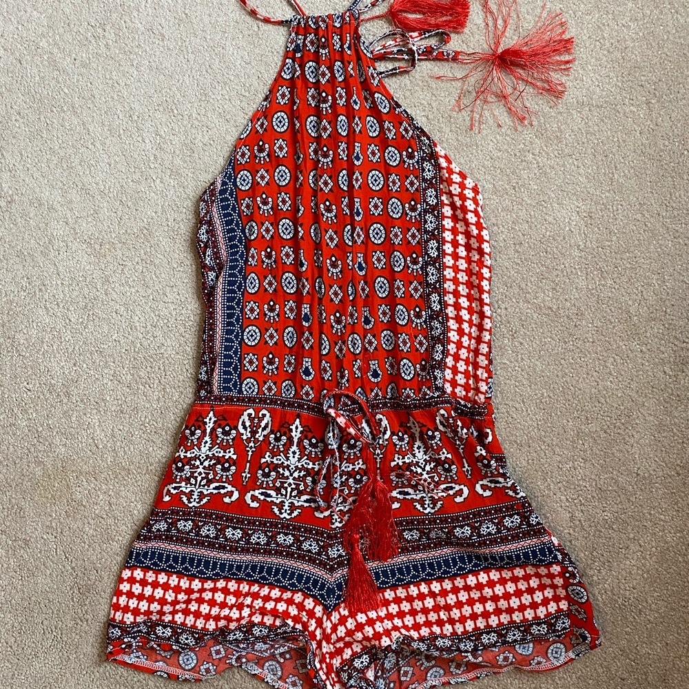 Printed romper!